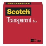 3M 7100017836 Scotch Transparent Tape 600, 3/4