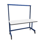 Production Basics 1190 ESD C-Leg Station, w/ Casters, 30