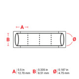Brady PS-187-2-WT-4