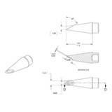 TestEquity: Metcal SMC-6HF0015V Soldering Tip, Rework, Concave Hoof, 1 ...