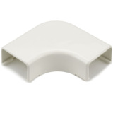 Hellermann Tyton TSR1FW-36 End Cap - 3/4" PVC, Office White, Pack Of 10, For Surface Raceway